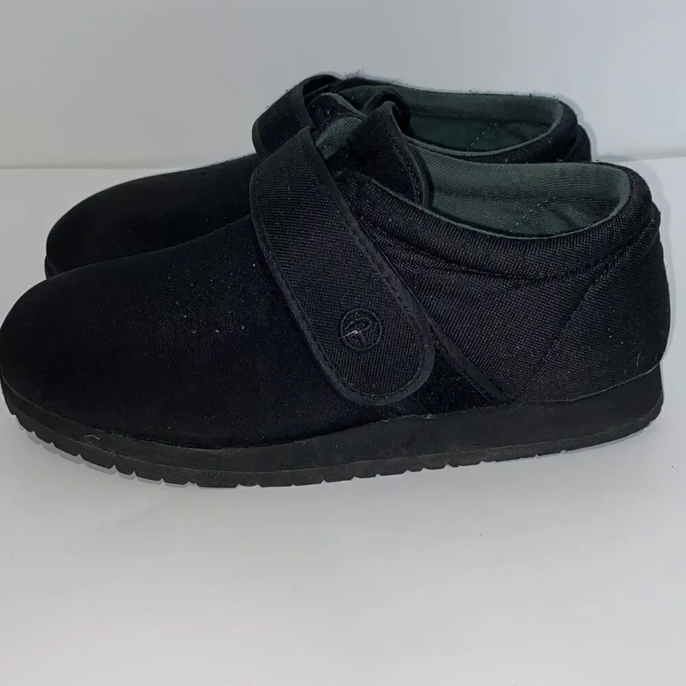 Pedors Unisex‎ Black Classic Stretch Shoes For Swollen Feet Size 10/12